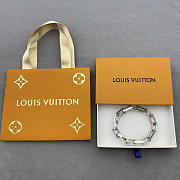 Louis Vuitton LV Monogram Bracelet Silver - 3