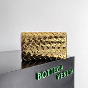 Bottega Veneta Mini Andiamo Cross-Body Bag Gold 21.5x13.5x4.5cm - 5