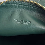 Bottega Veneta Mini Wallace Green Vernis 23x13x9.5cm - 6