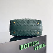 Bottega Veneta Mini Wallace Green Vernis 23x13x9.5cm - 3