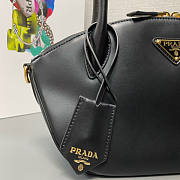 Prada Leather Handbag Black 31x16x11cm - 6