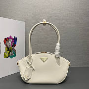 Prada Leather Handbag White 31x16x11cm - 1