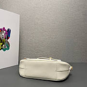 Prada Leather Handbag White 31x16x11cm - 6