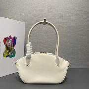 Prada Leather Handbag White 31x16x11cm - 5