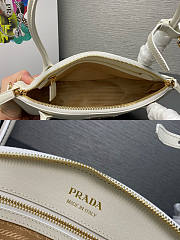 Prada Leather Handbag White 31x16x11cm - 2