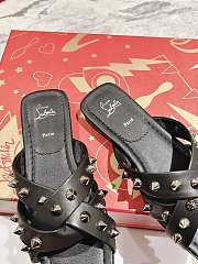 Christian Louboutin Miss Spika Club Leather Slide - 5