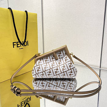 Fendi First Bag Small White 26x18x9.5cm