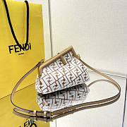 Fendi First Bag Small White 26x18x9.5cm - 4