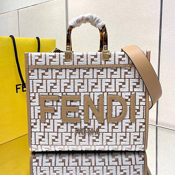 Fendi Sunshine Medium Bag White 35x17x31cm