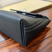 Hermes Mini Kelly 24/24 Black Silver Bag 21cm - 6