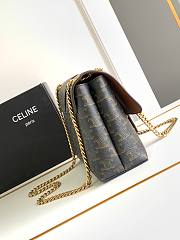 Celine Medium Victoire Bag Triomphe Canvas 25x15x8cm - 2