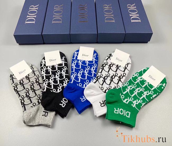 Dior Socks 5 Styles - 1