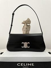 Celine Medium Lola Bag Shiny Calfskin Black 28x12x5cm - 1