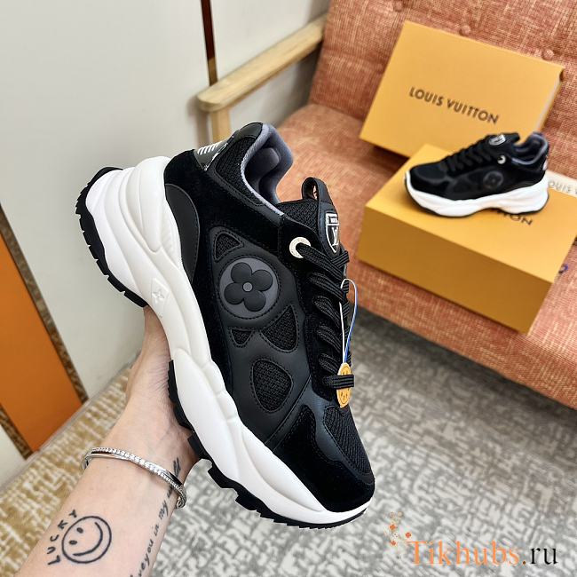 Louis Vuitton LV Run 55 Sneaker Black - 1