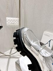 Prada Silver Sneaker - 2