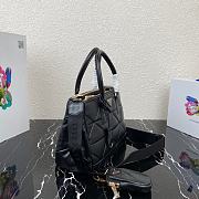 Prada Small Prada Galleria Saffiano Leather Black 28x20x12cm - 6