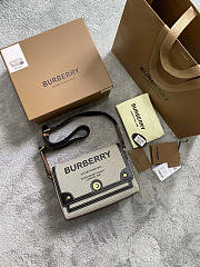 Burberry Horseferry Print Canvas Black 25x18x8.5cm - 1