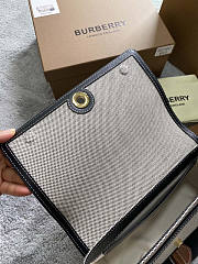 Burberry Horseferry Print Canvas Black 25x18x8.5cm - 4