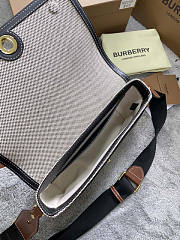 Burberry Horseferry Print Canvas Black 25x18x8.5cm - 2