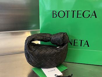 Bottega Veneta Candy Jodie Bag Black Gold 16x17x6.5cm