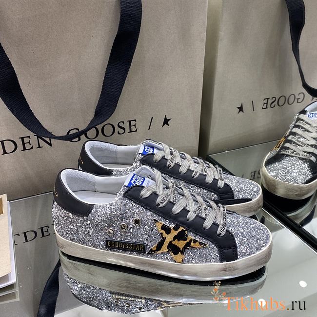 Golden Goose Superstar Glitter Sneaker - 1