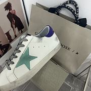 Golden Goose Superstar Green Purple Sneaker - 4