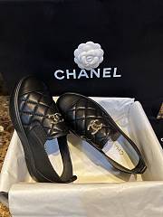 Chanel Interlocking CC Logo Sneakers Black - 2