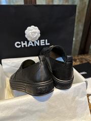 Chanel Interlocking CC Logo Sneakers Black - 4