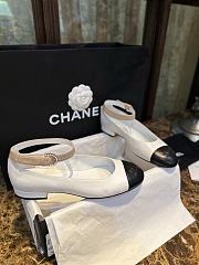 Chanel Black White Flat - 1