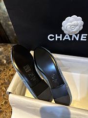 Chanel Ballerina Flat Blue Denim - 2