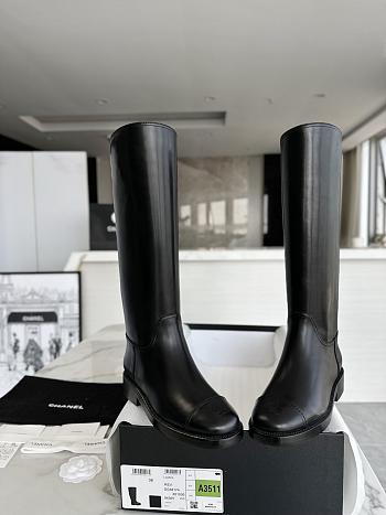 Chanel Black Boots 08