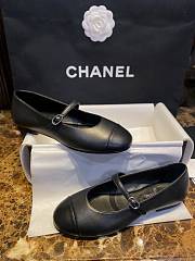 Chanel Mary Janes Black Flat - 3