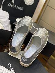 Chanel Espadrilles Silver - 5