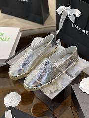 Chanel Espadrilles Silver - 4