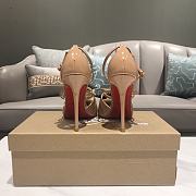 Christian Louboutin Crossfliketa 100 Heel Beige - 2