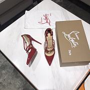 Christian Louboutin Crossfliketa 100 Heel Patent Red - 2