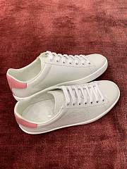 Gucci Ace Interlocking G Logo Sneakers White Pink - 2