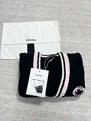 Chanel Cashmere Black Cardigan - 5