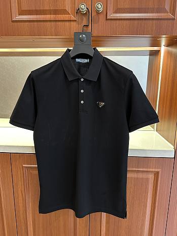 Prada Black Polo Shirt 02