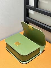 Loewe Small Goya Bag Silk Calfskin Green 19x13.5x6cm - 5