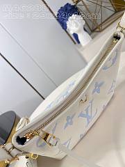 Louis Vuitton LV Carryall Bag PM White Blue 29x24x12cm - 5