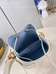 Louis Vuitton LV Neonoe BB White Blue 20x20x13cm - 6