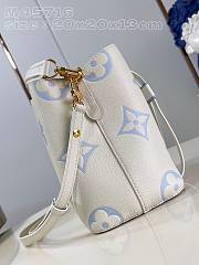 Louis Vuitton LV Neonoe BB White Blue 20x20x13cm - 4