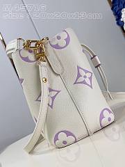 Louis Vuitton LV Neonoe BB White Purple 20x20x13cm - 4