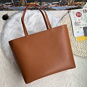 Dolce Gabbana DG Logo Brown Tote Bag 30x34x14cm - 4