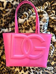 Dolce Gabbana DG Logo Pink Tote Bag 30x34x14cm - 3