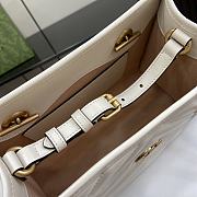 Gucci GG Marmont Small Tote White 26.5x18.5x12.5cm - 3