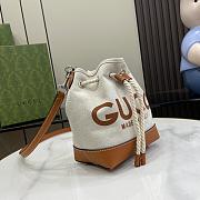 Gucci Mini Shoulder Bag With Gucci Print 16x21x11cm - 5