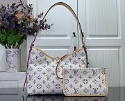 Louis Vuitton LV CarryAll PM Multicolor Beige 29 x 24 x 12 cm - 3