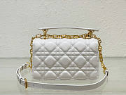 Dior Mini Jolie Top Handle Bag White 19 x 12 x 6 cm - 5